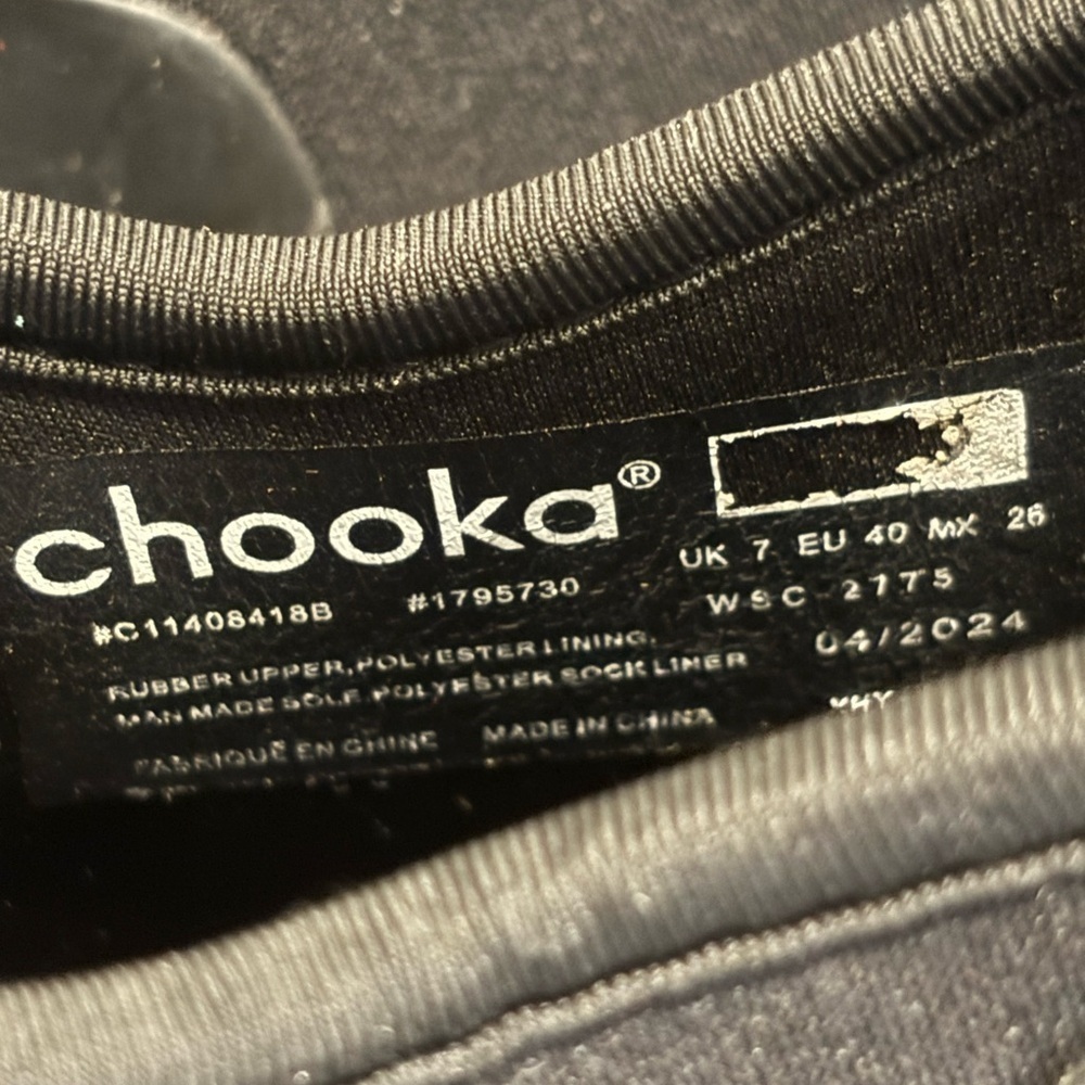 Chooka Women's Black Ankle Rain Boots Size 9 - Picture 4 of 9